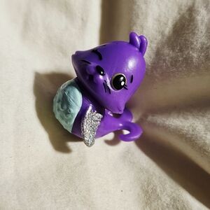 Purple and Silver Playful Seal Action Figure